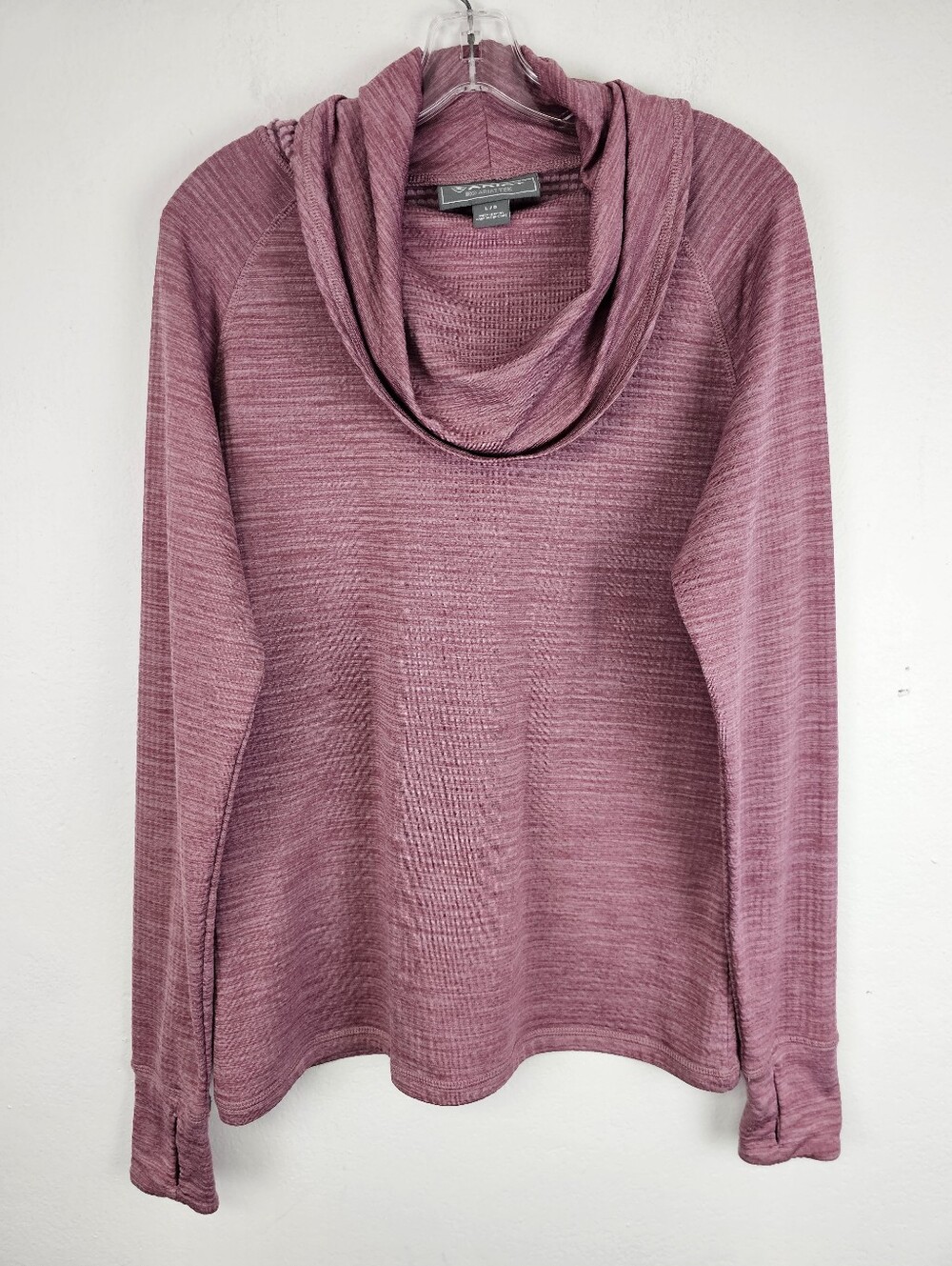 Ariat Ariattek Cold Series Rose Cocoa Cowl Neck Long Sleeve Shirt Tunic Sz L